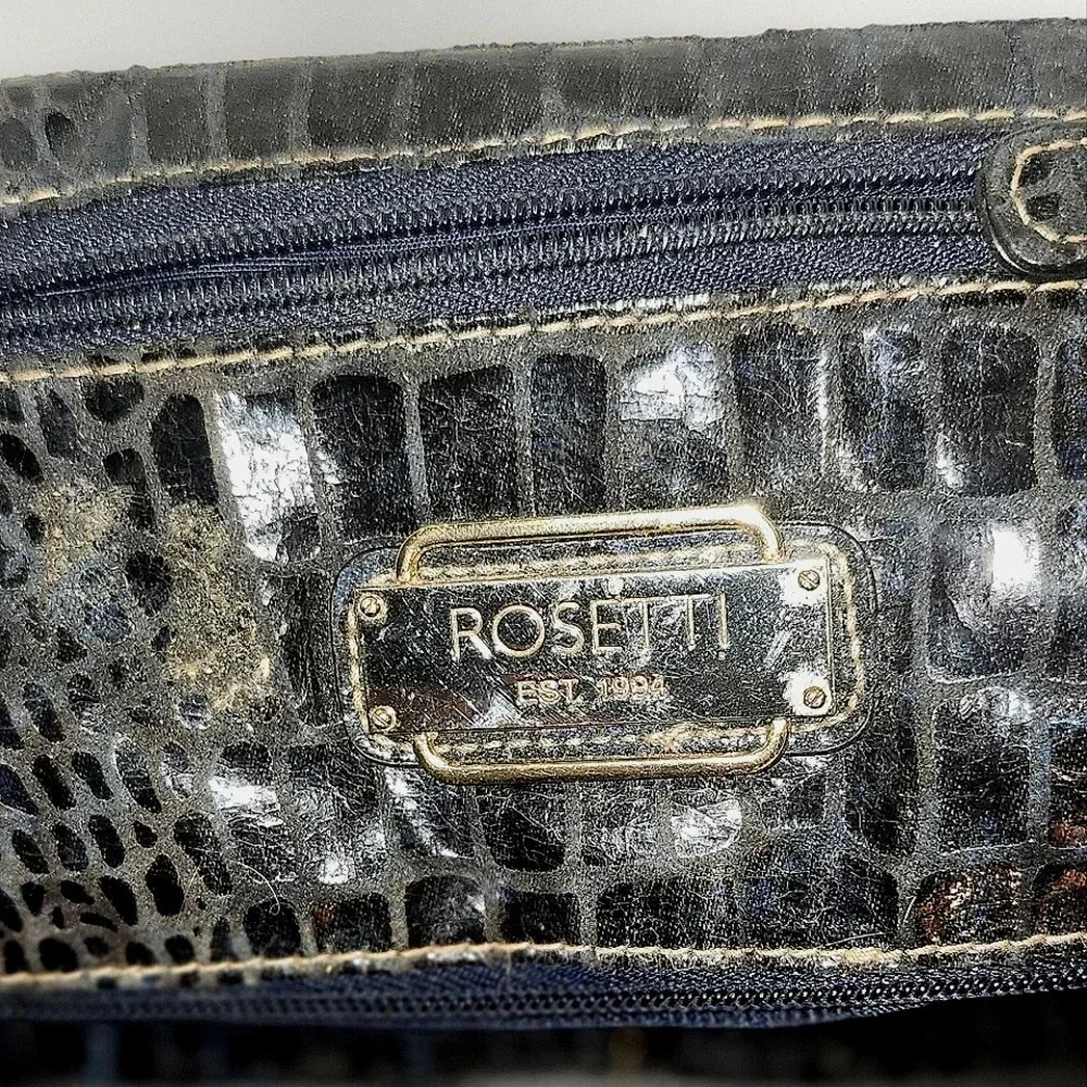 Rossetti Gator green handbag